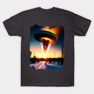Ufo - Ufo sighting from a military fighter plane united stated T-Shirt